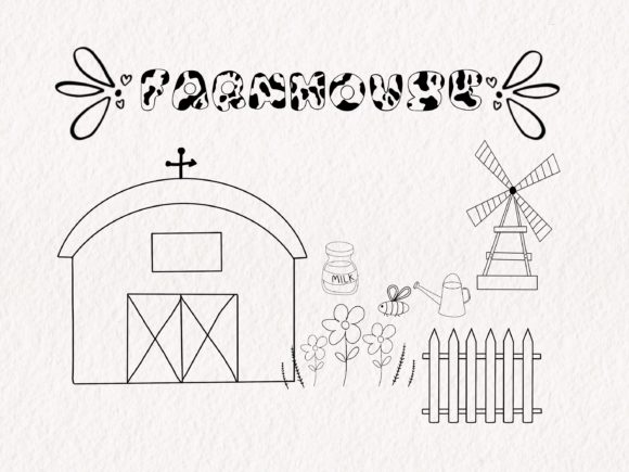 Farmhouse Font - Preview 4