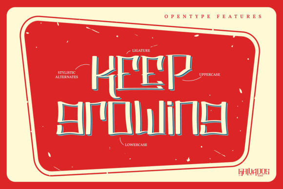 Galvados Font - Preview 4