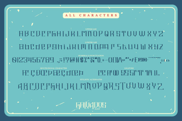 Galvados Font - Preview 5