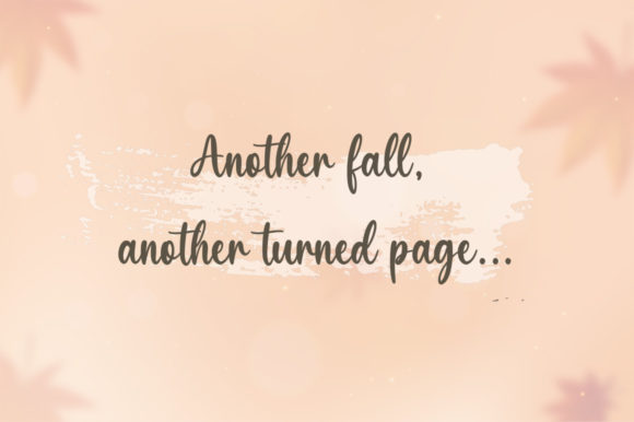 Hello Autumn Font - Preview 1