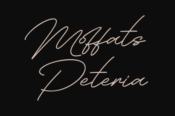 Hoffmans Signature Font PNG with transparent background - Preview 1