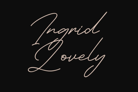 Hoffmans Signature Font PNG with transparent background - Preview 3