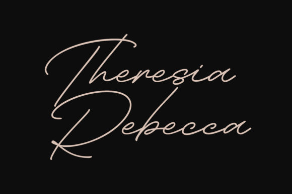 Hoffmans Signature Font PNG with transparent background - Preview 4