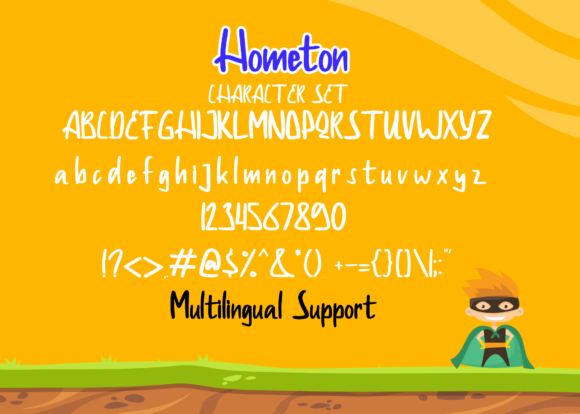 Hometon Font - Preview 1
