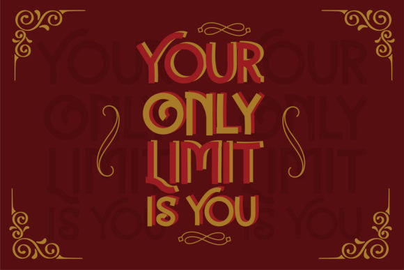 Karoline Font PNG with transparent background - Preview 1