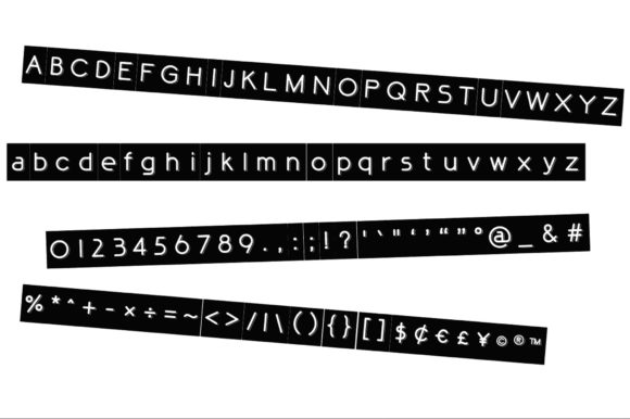 Labelmachine2 Font PNG with transparent background - Preview 3