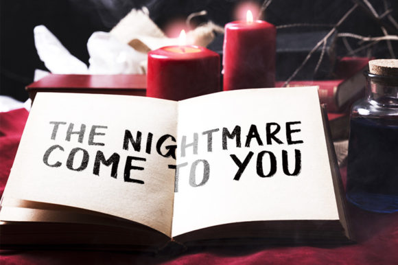 Little Nightmare Font PNG with transparent background - Preview 3
