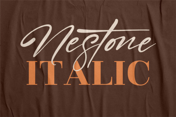 Nestone Font PNG with transparent background - Preview 1