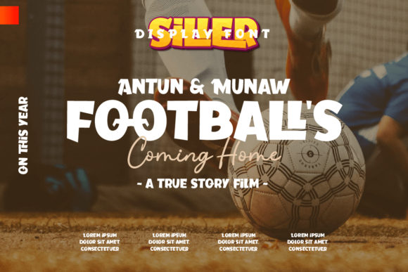 Siller Font PNG with transparent background - Preview 6