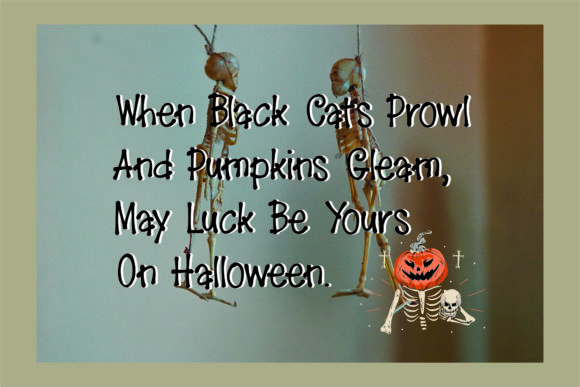 Skeletons Font PNG with transparent background - Preview 3