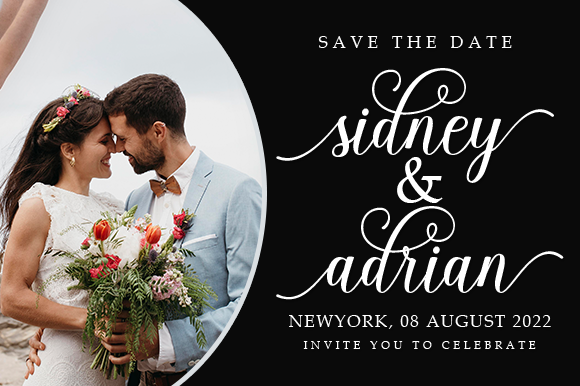 Adventina Script Font - Preview 1