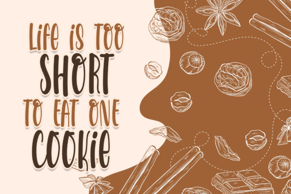 Almond Biscuits Font - Preview 1