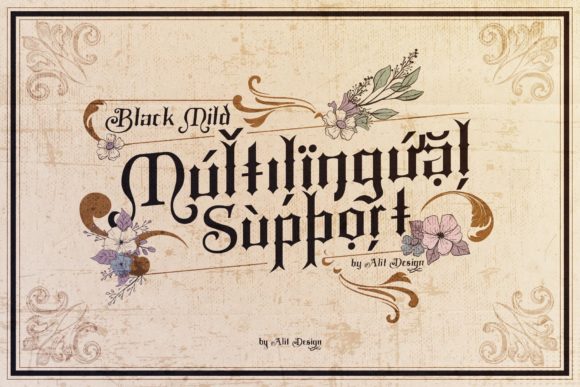 Black Mild Font - Preview 4