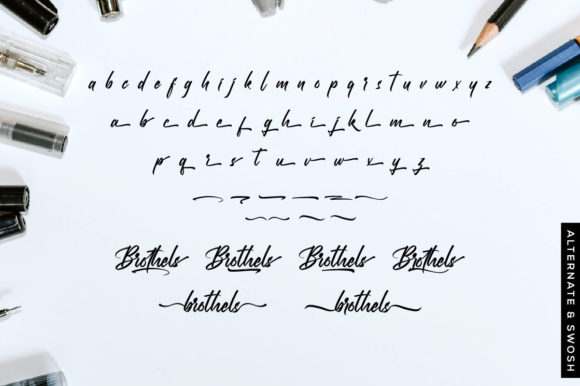 Brothels Font - Preview 6