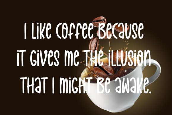 Coffee Winter Font - Preview 1