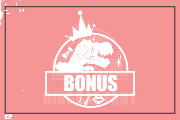 Dino Girl Font PNG with transparent background - Preview 4