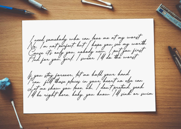 Gilbert Einstein Font PNG with transparent background - Preview 2