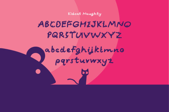 Kidcat Font PNG with transparent background - Preview 2