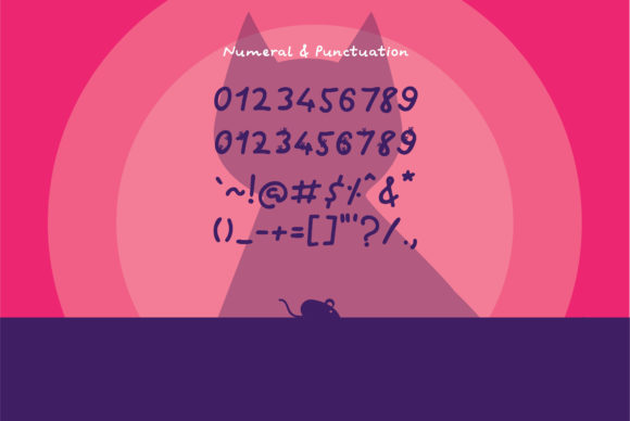 Kidcat Font PNG with transparent background - Preview 3