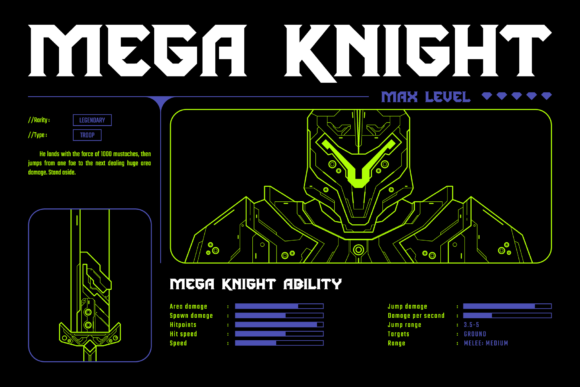 Rowbot Font PNG with transparent background - Preview 2