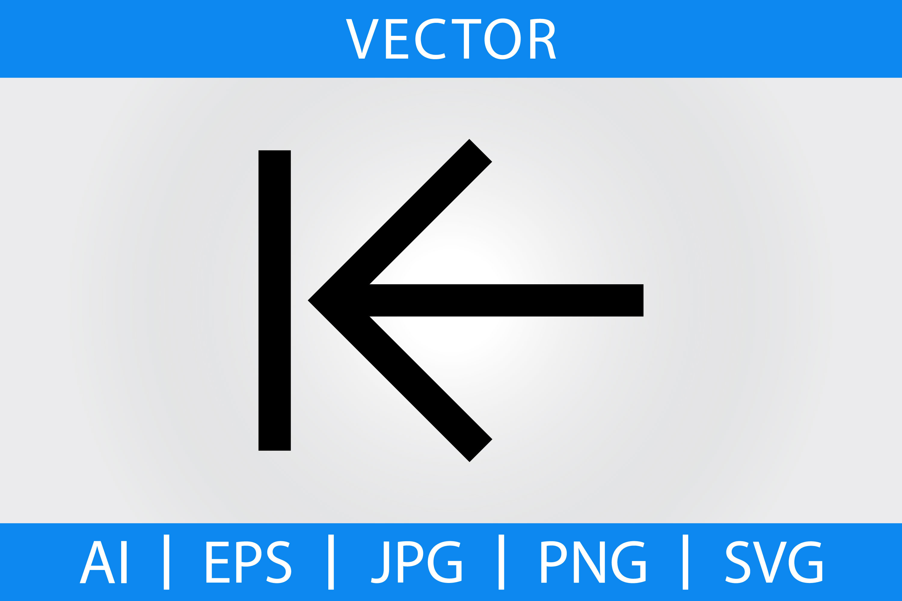 Vector Left Arrow Glyph Icon Graphic by Muhammad Ali · Creative Fabrica