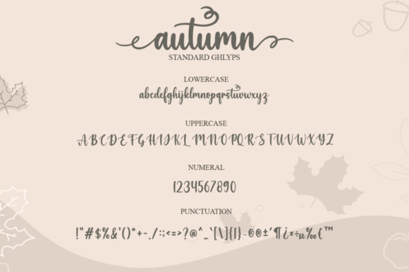 Autumn Font - Preview 6