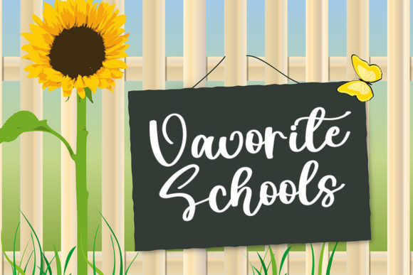 Back to School Font - Preview 1