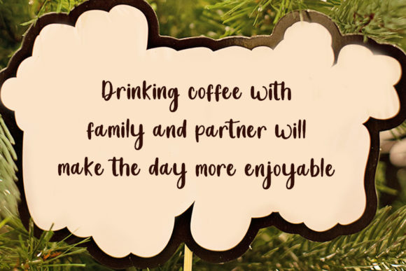 Black Coffee Font - Preview 1