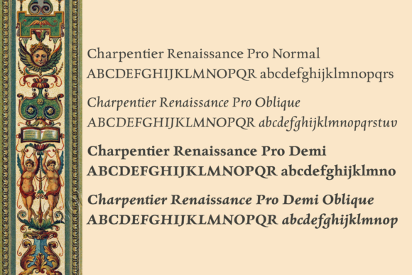 Charpentier Renaissance Pro Font - Preview 4