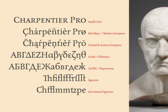 Charpentier Renaissance Pro Font - Preview 5