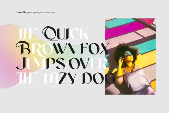 Dronefly Font - Preview 3
