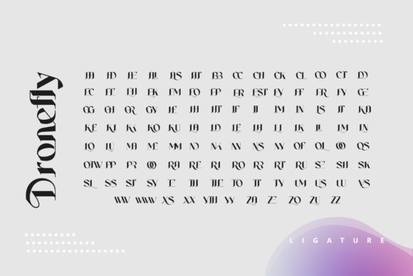 Dronefly Font - Preview 4