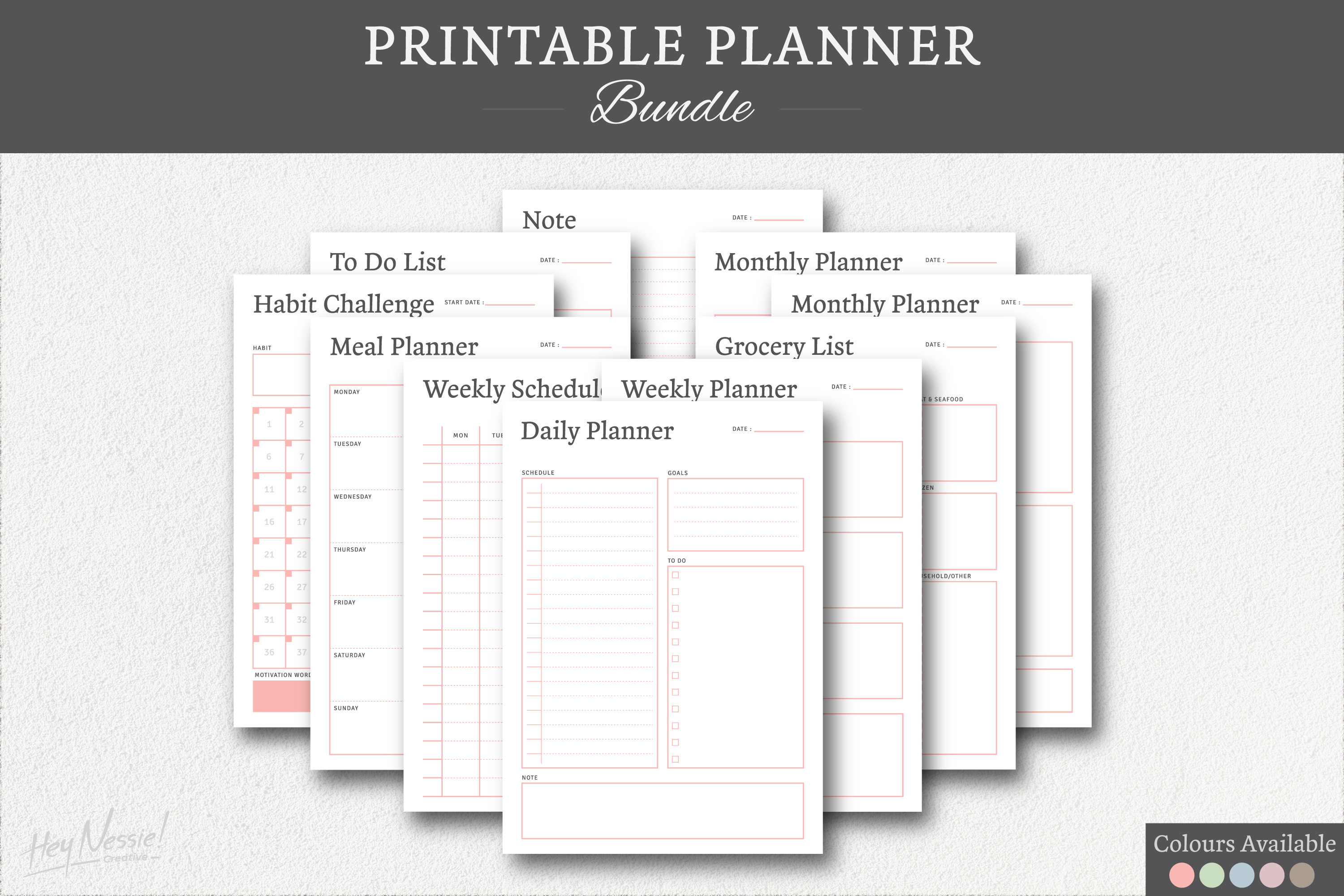 Minimalist Planner Bundle