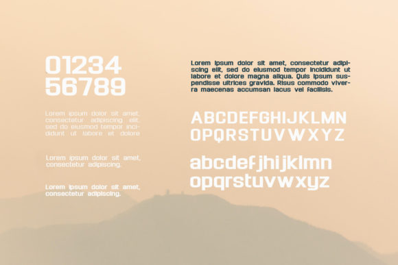 Monpeck Font PNG with transparent background - Preview 2