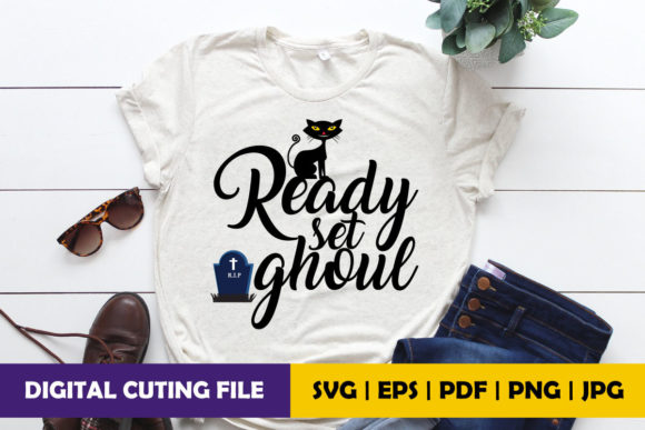 Ready Set Ghoul! Grafica Creazioni Di designestock