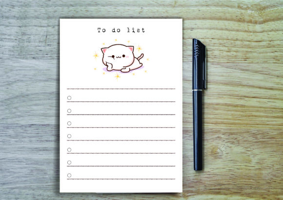 To Do List Cat Printable