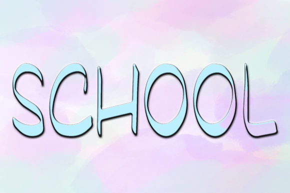 Back to School Font - Preview 5