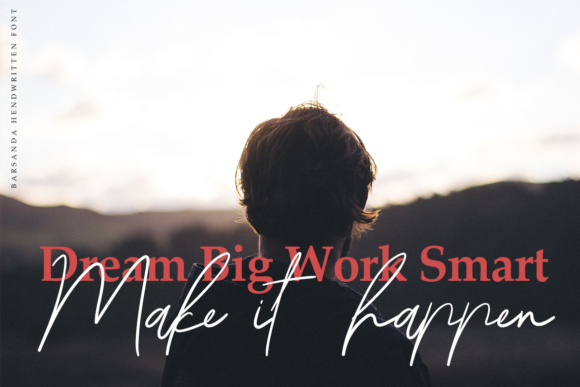 Barsanda Script Font PNG with transparent background - Preview 2
