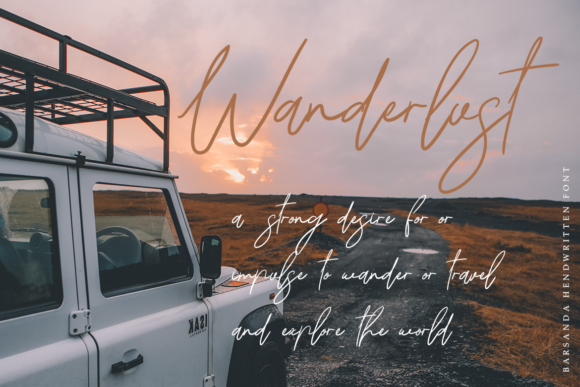 Barsanda Script Font PNG with transparent background - Preview 6