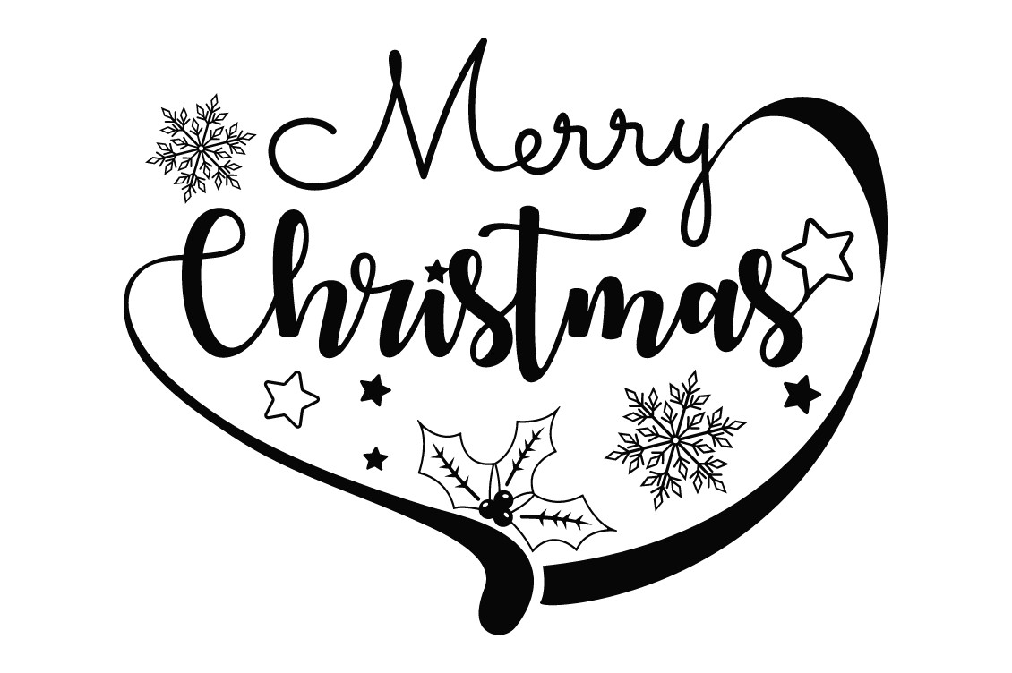Merry Christmas SVG Graphic by artgraph · Creative Fabrica