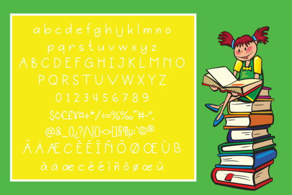 Back to School Font - Preview 3
