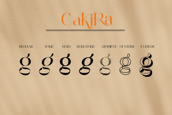 Cakira Font - Preview 2