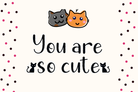 Chic Cat Font - Preview 1