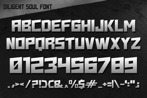 Diligent Soul Font - Preview 6