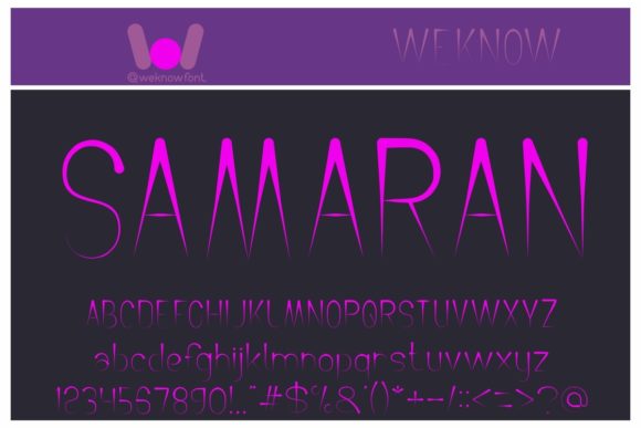 Crochet Pattern Font - Preview 1