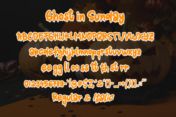 Ghost in Sunday Font - Preview 5