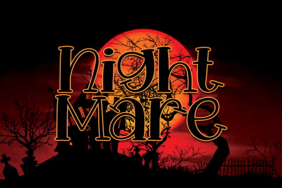 Halloween Night Font - Preview 1