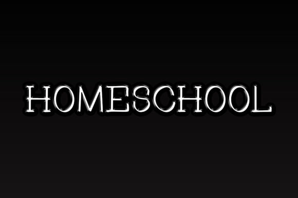 Homeschool Font - Preview 1