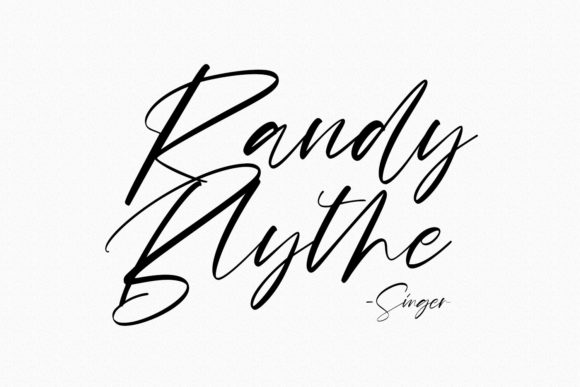 Kartbones Script Font PNG with transparent background - Preview 2