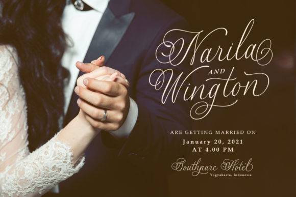 Maleryan Script Font PNG with transparent background - Preview 1